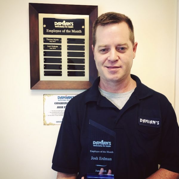 Employee of the Month Damians Ice Cream